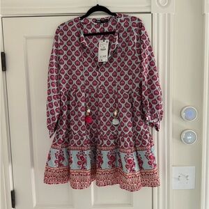 Zara dress.  Above knee.